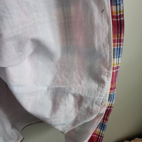 POLO RALPH LAUREN | plaid dress pink girls sz 16 - Picture 5 of 5